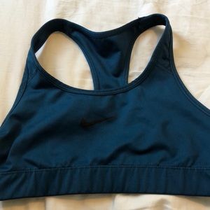 Dark Cyan Nike Sports Bra